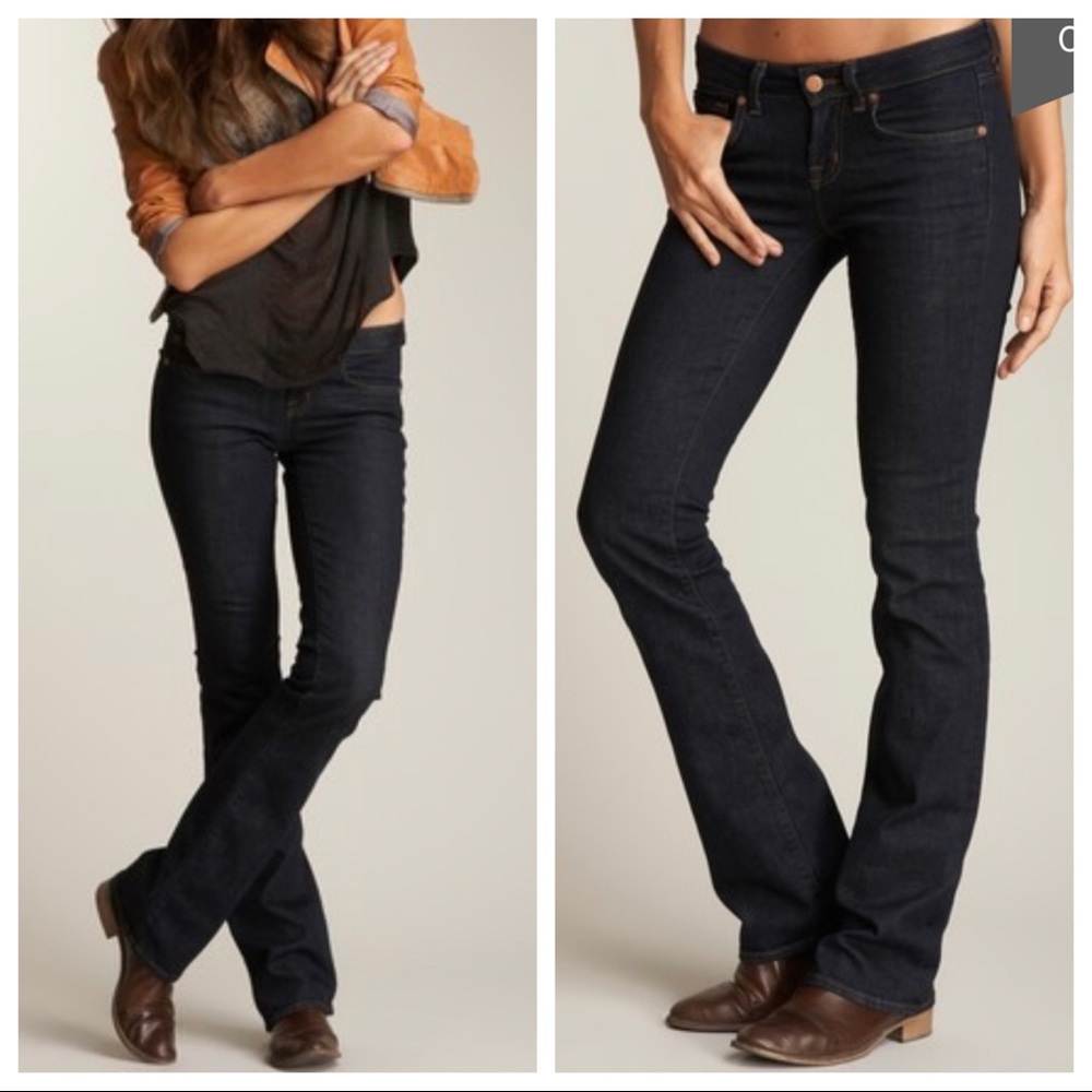 J Brand Curvy Low Rise Bootcut Jean in Pure 25